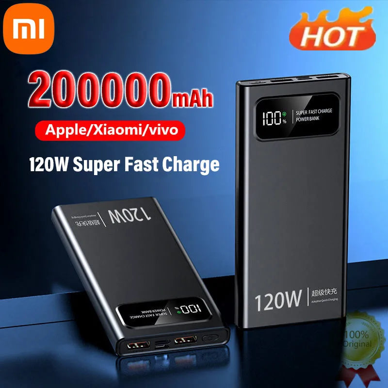 Xiaomi 200000mAh 120W Fast Charging Power Bank