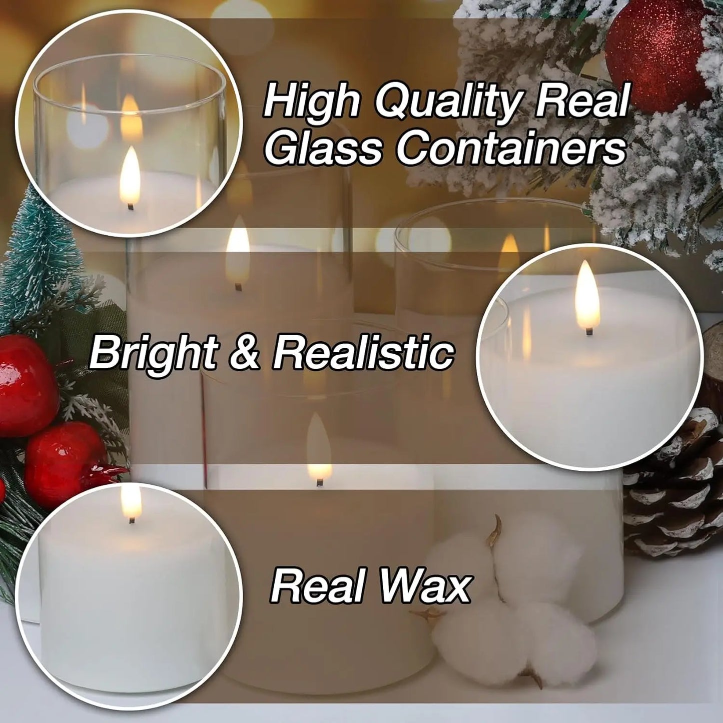 Led Electronic Flameless Candles