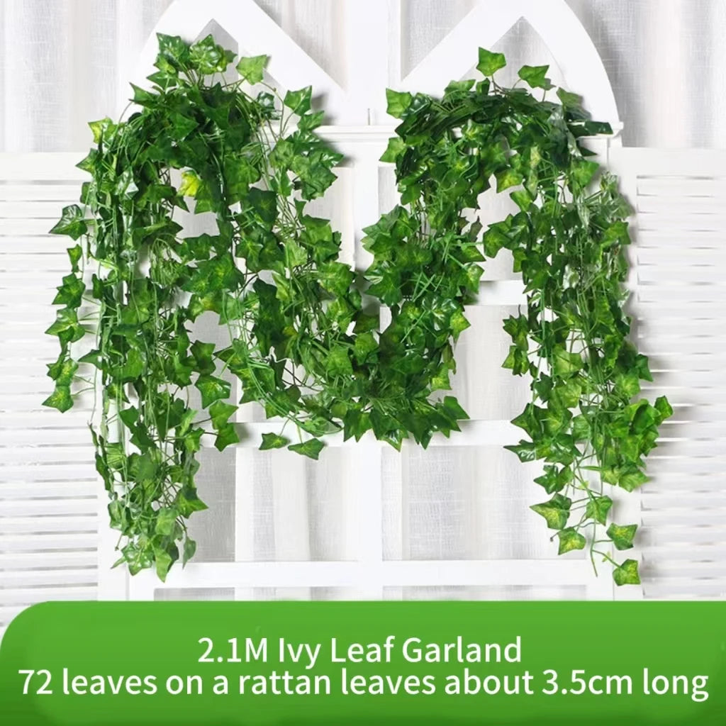 Artificial Ivy Leaf Garland for Decoration