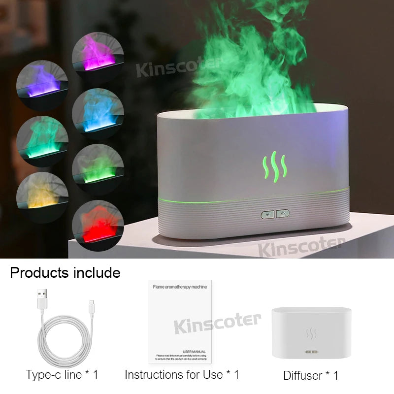 Ultrasonic Aroma Diffuser with LED Light