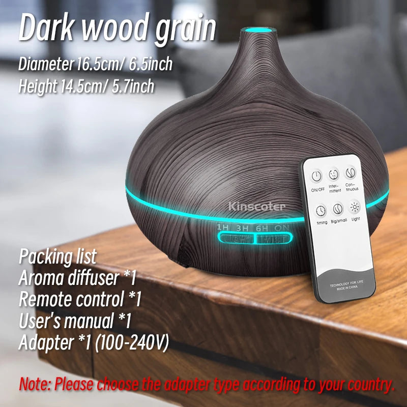 Wood Grain Aromatherapy Diffuser