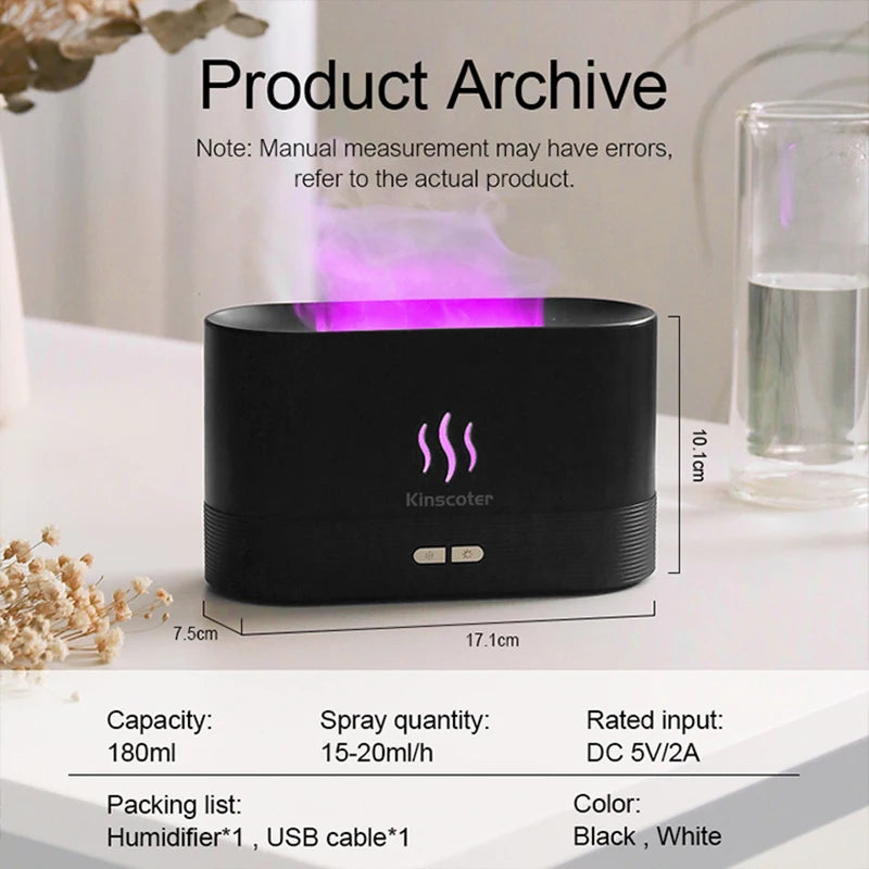 Ultrasonic Aroma Diffuser with LED Light