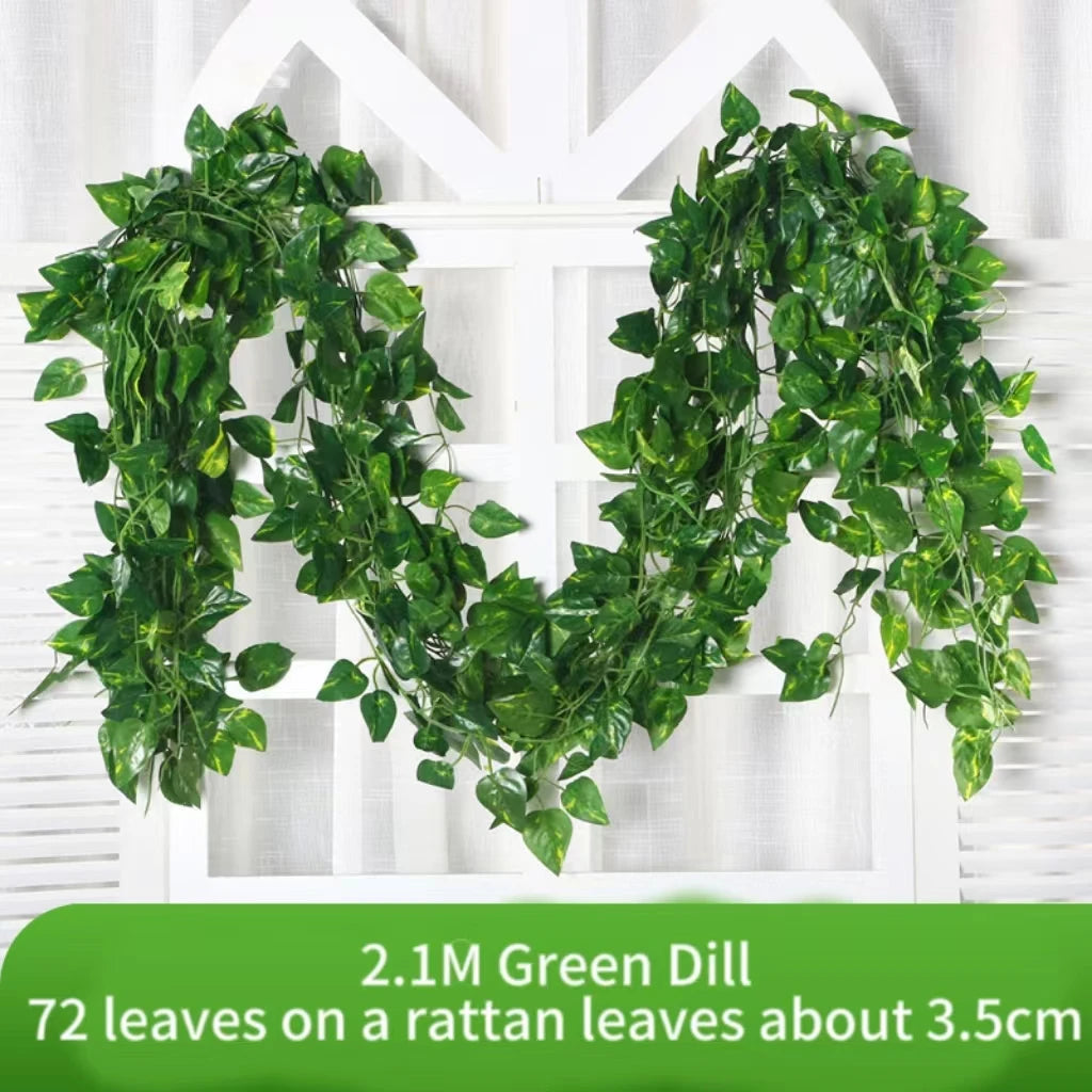 Artificial Ivy Leaf Garland for Decoration