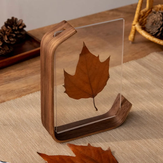 Acrylic Wooden Herbarium Photo Frame for Decor