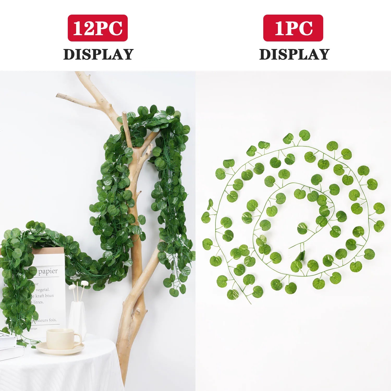 Artificial Ivy Leaf Garland for Decoration