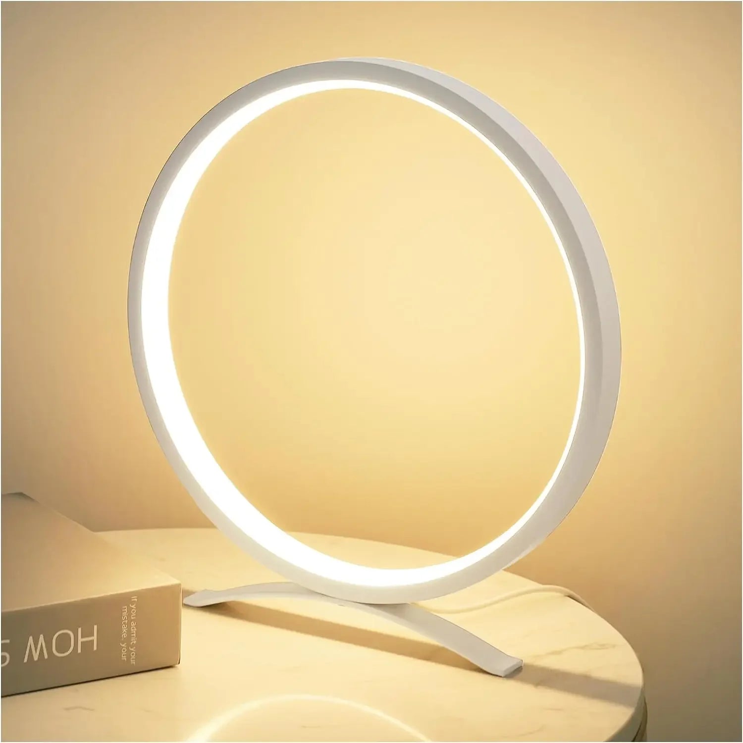 Minimalist LED Ring Table Lamp