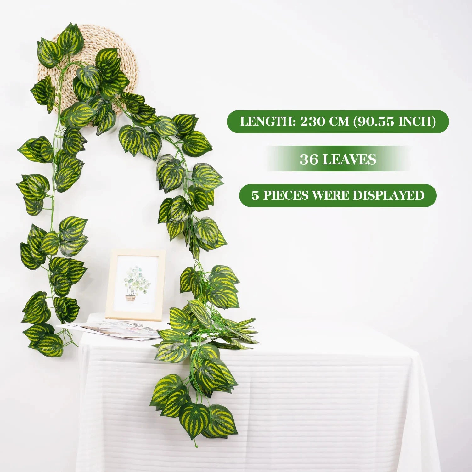 Artificial Ivy Leaf Garland for Decoration