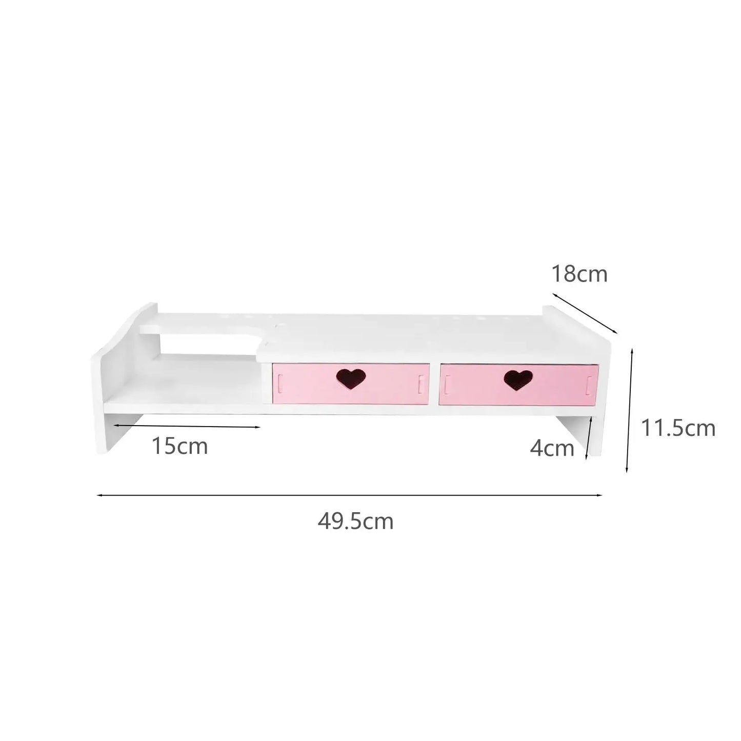 Monitor Stand Riser with Drawer – Stylish and Functional Desk Organizer